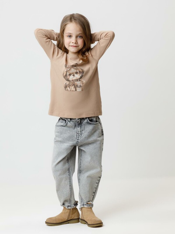 лонгслив (футболка дл.рукав) для дев